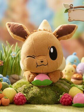 Pokemon MoguMogu Time Eevee Plushy